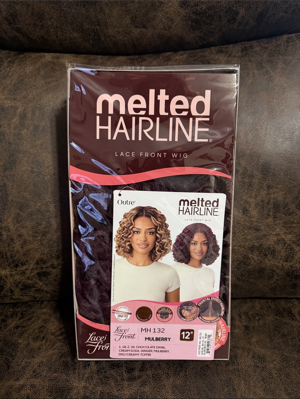 Melted Hairline Lace Front Wig - Mulberry (12")